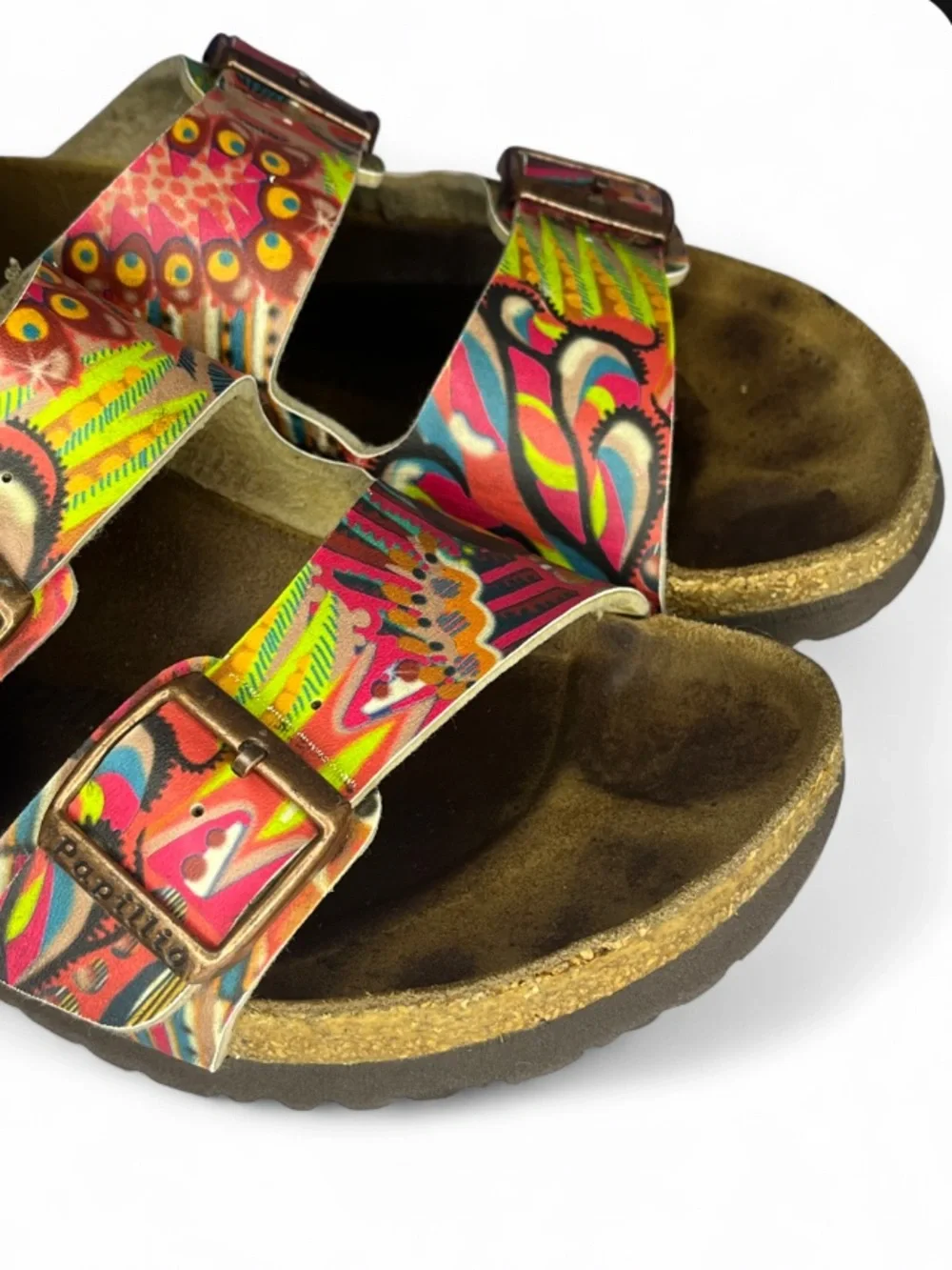 Birkenstock Papillio Arizona Sandals - Women’s Size 9 EU 40 African Wax Pattern